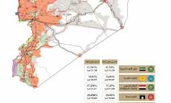 خريطة السيطرة والنفوذ حتى 15كانون الأول 2015