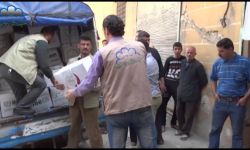 حملتان لإغاثة أهالي الغوطة تطلقهما هيئة الشام الإسلامية