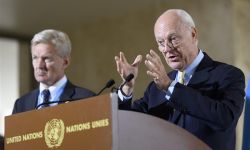 ديمستورا: روسيا اقترحت إقامة أربعة ممرات إنسانية 