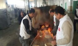 جمعية تركية تفتتح مخبزاً آلياً في جرابلس لمساعدة  أهالي المدينة والنازحين إليها