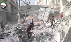 99 قتيلاً يوم أمس الخميس بقصف الطيران الروسي الأسدي