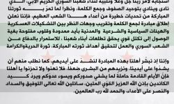 10 فصائل سورية تطلق مبادرة لـ 